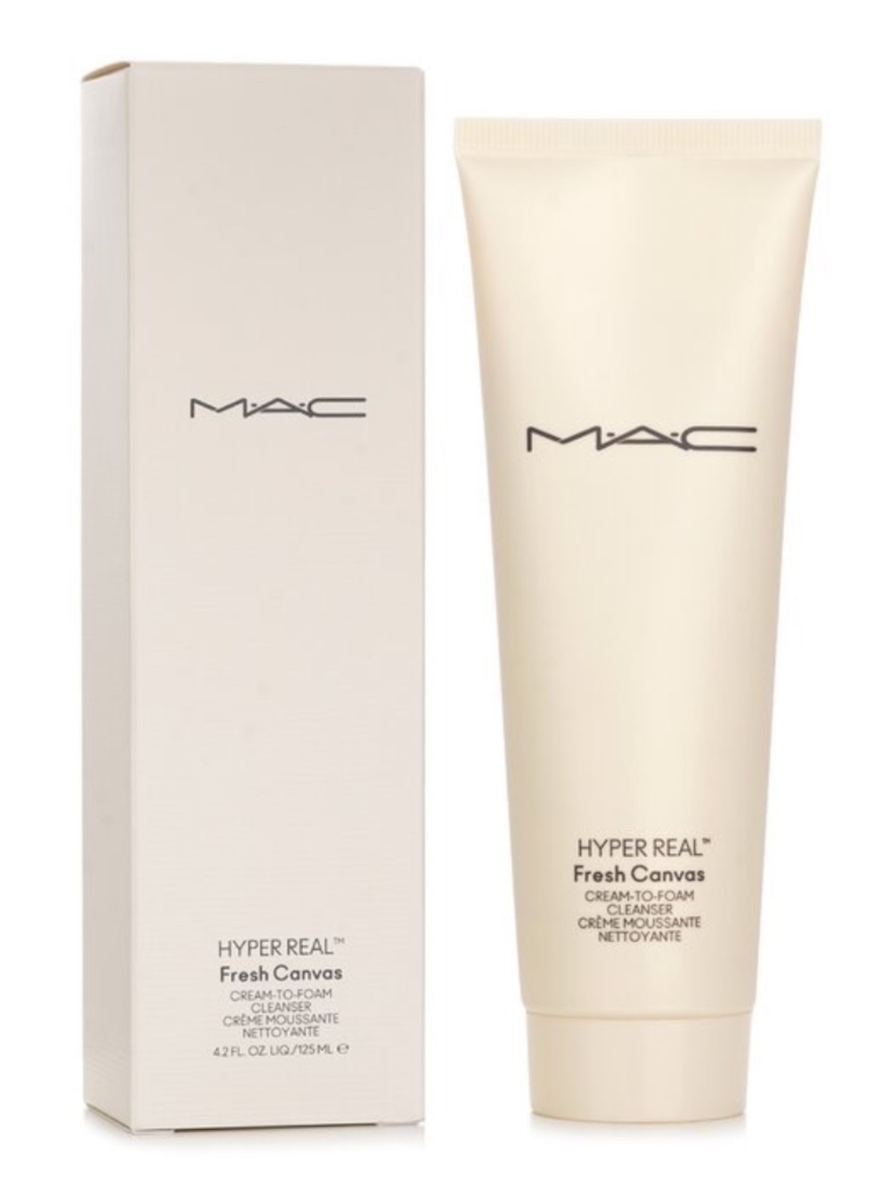MAC Hyper Real Fresh Canvas Cream-To-Foam Cleanser 125 ml